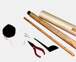 Tools for Chinese scroll painting restoration